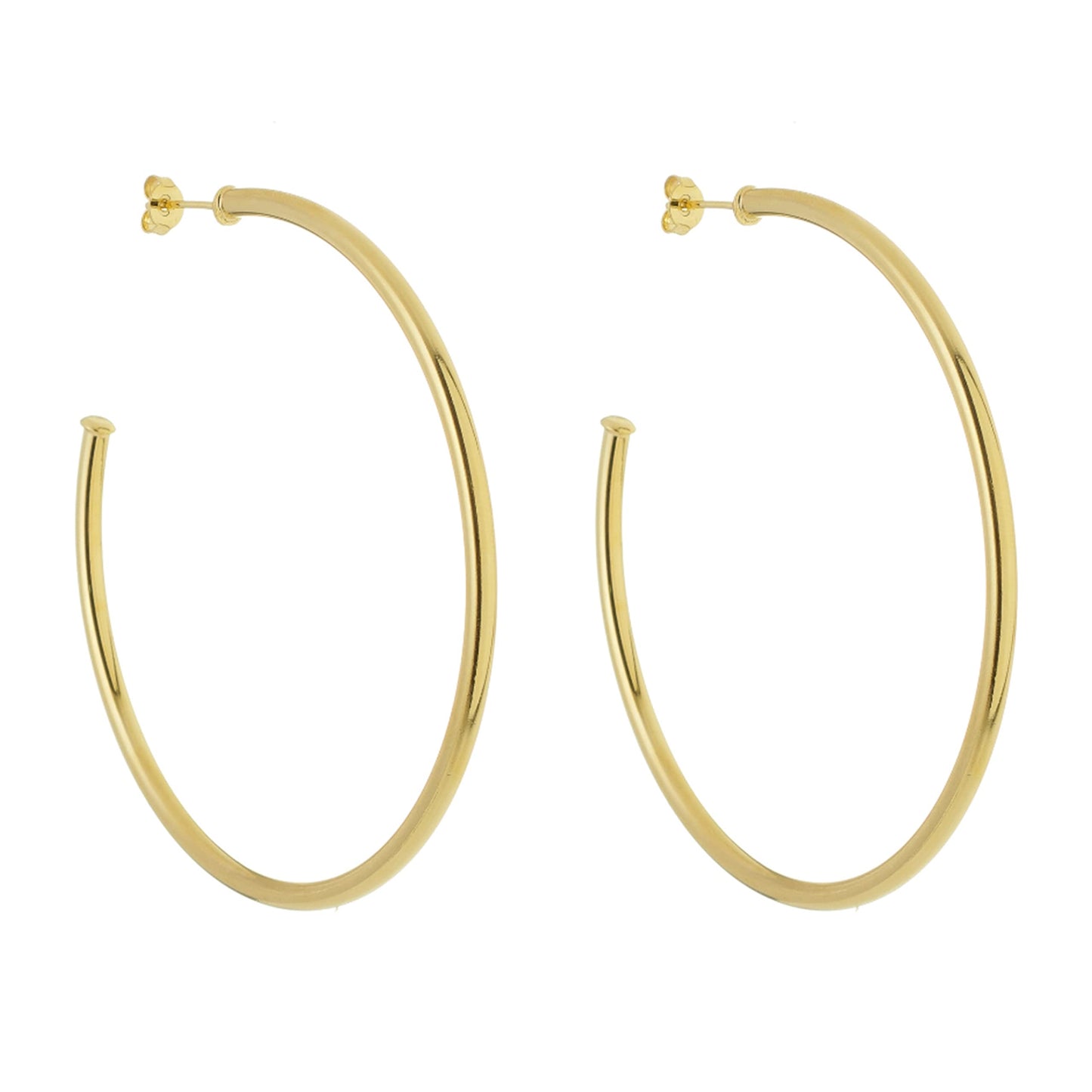 Gold Plated Hoop Earrings