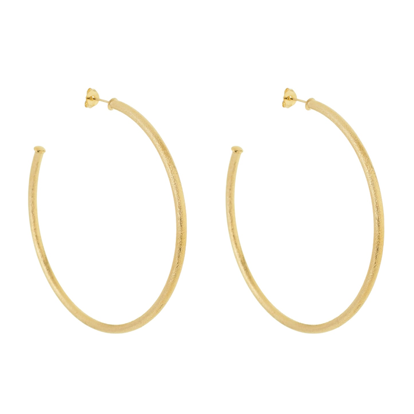 Gold Plated Hoop Earrings