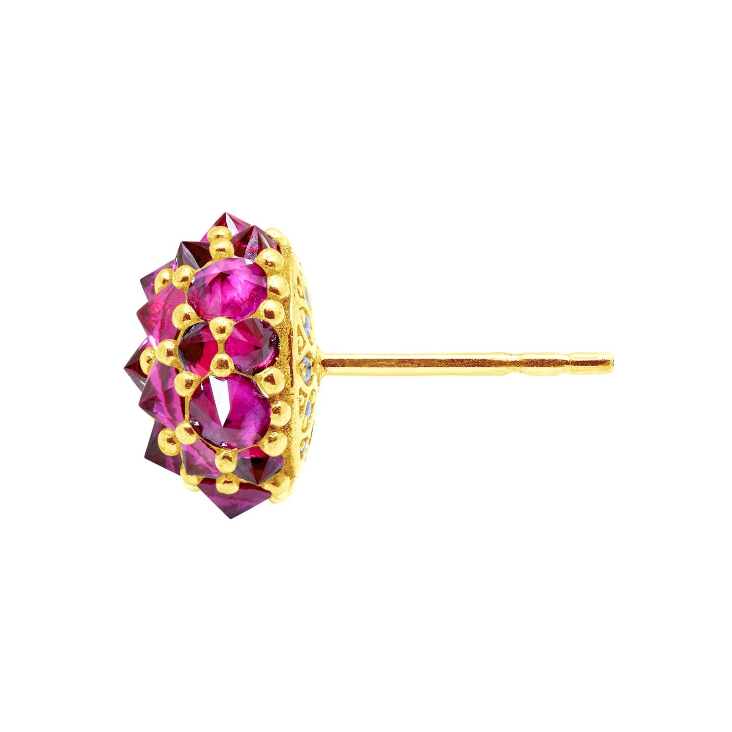 Pharaoun Perfect Bonbon Stud Earrings Collection. Choice of Stone Color and Metal