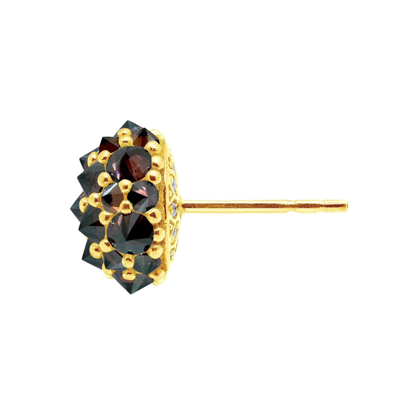 Pharaoun Perfect Bonbon Stud Earrings Collection. Choice of Stone Color and Metal