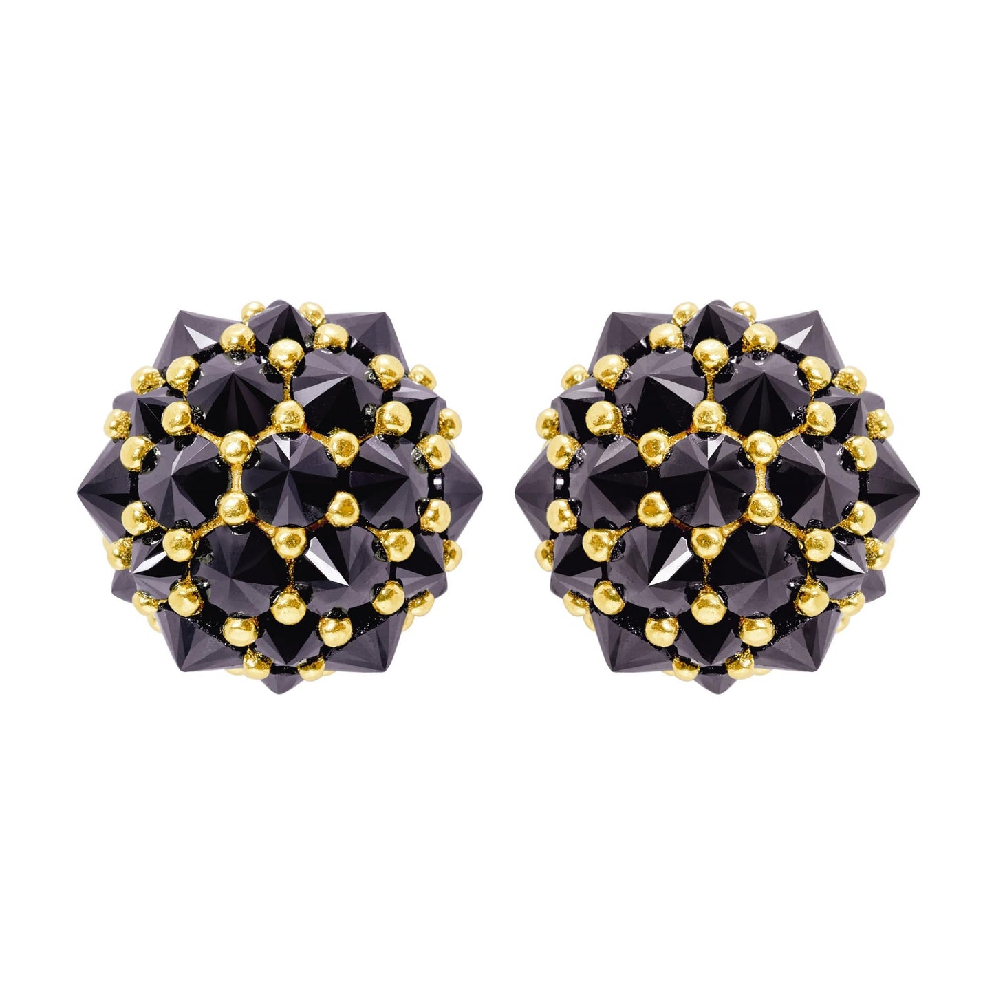 Pharaoun Perfect Bonbon Stud Earrings Collection. Choice of Stone Color and Metal