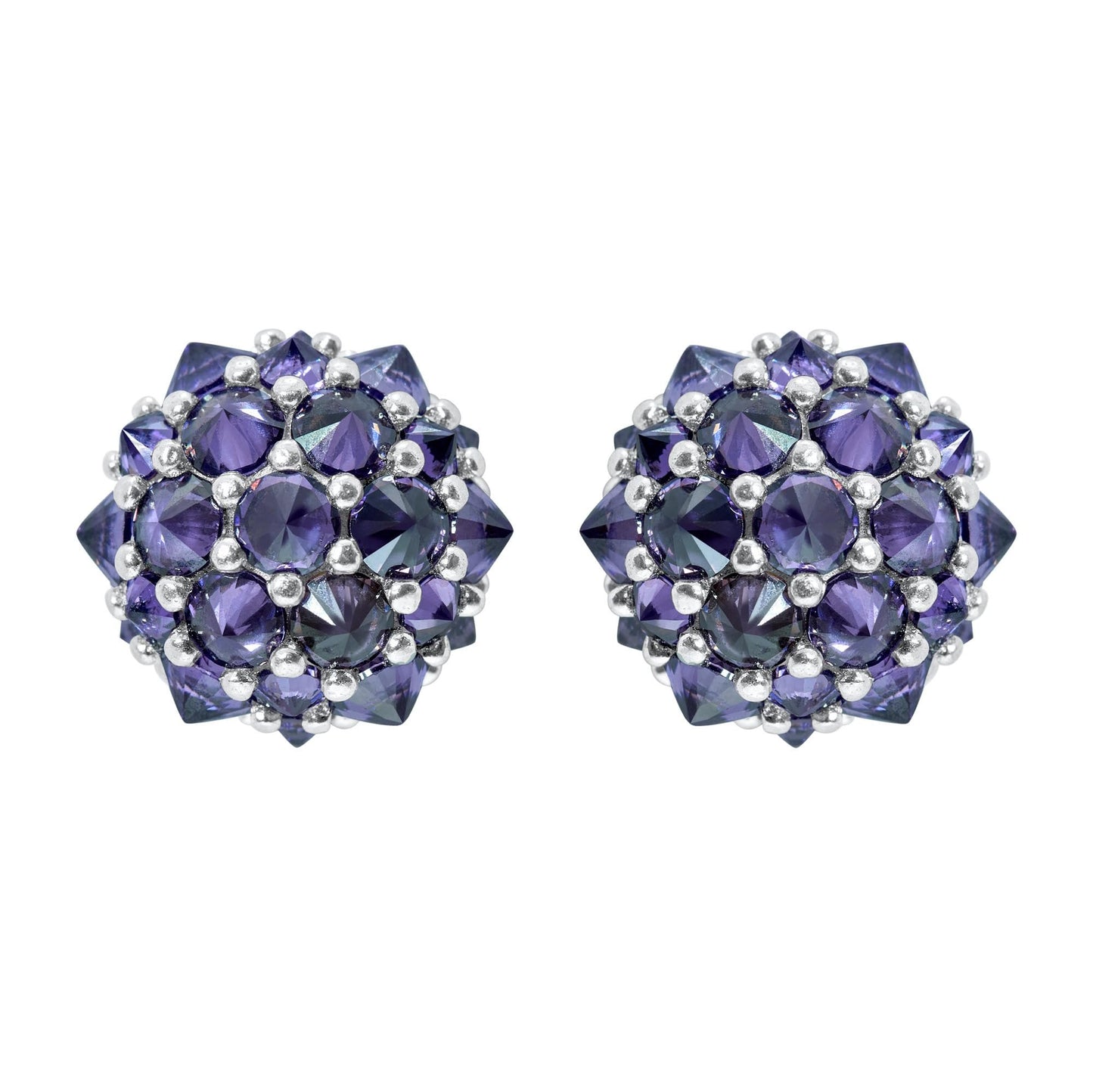 Pharaoun Perfect Bonbon Stud Earrings Collection. Choice of Stone Color and Metal