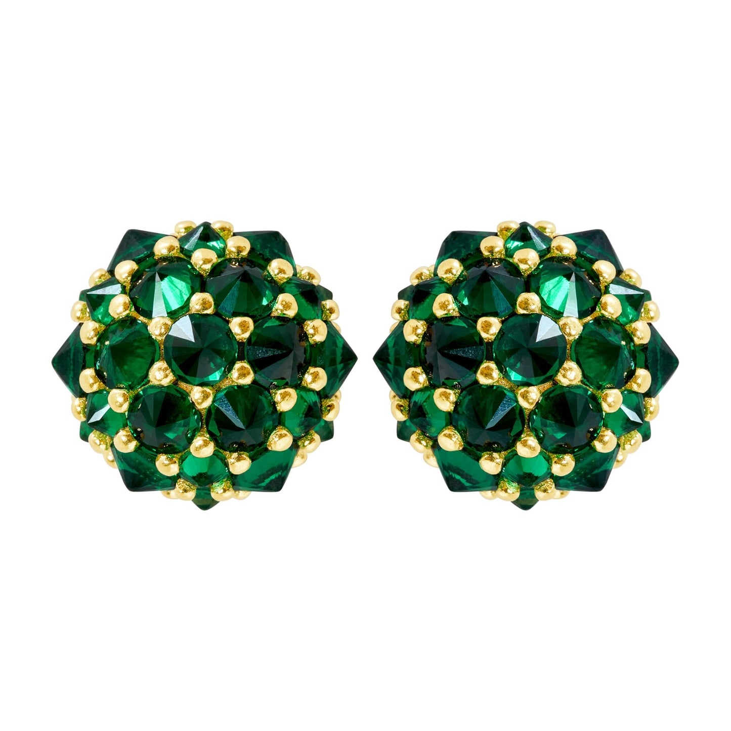 Pharaoun Perfect Bonbon Stud Earrings Collection. Choice of Stone Color and Metal