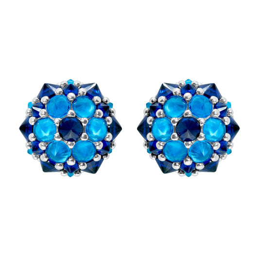 Pharaoun Perfect Bonbon Stud Earrings Collection. Choice of Stone Color and Metal