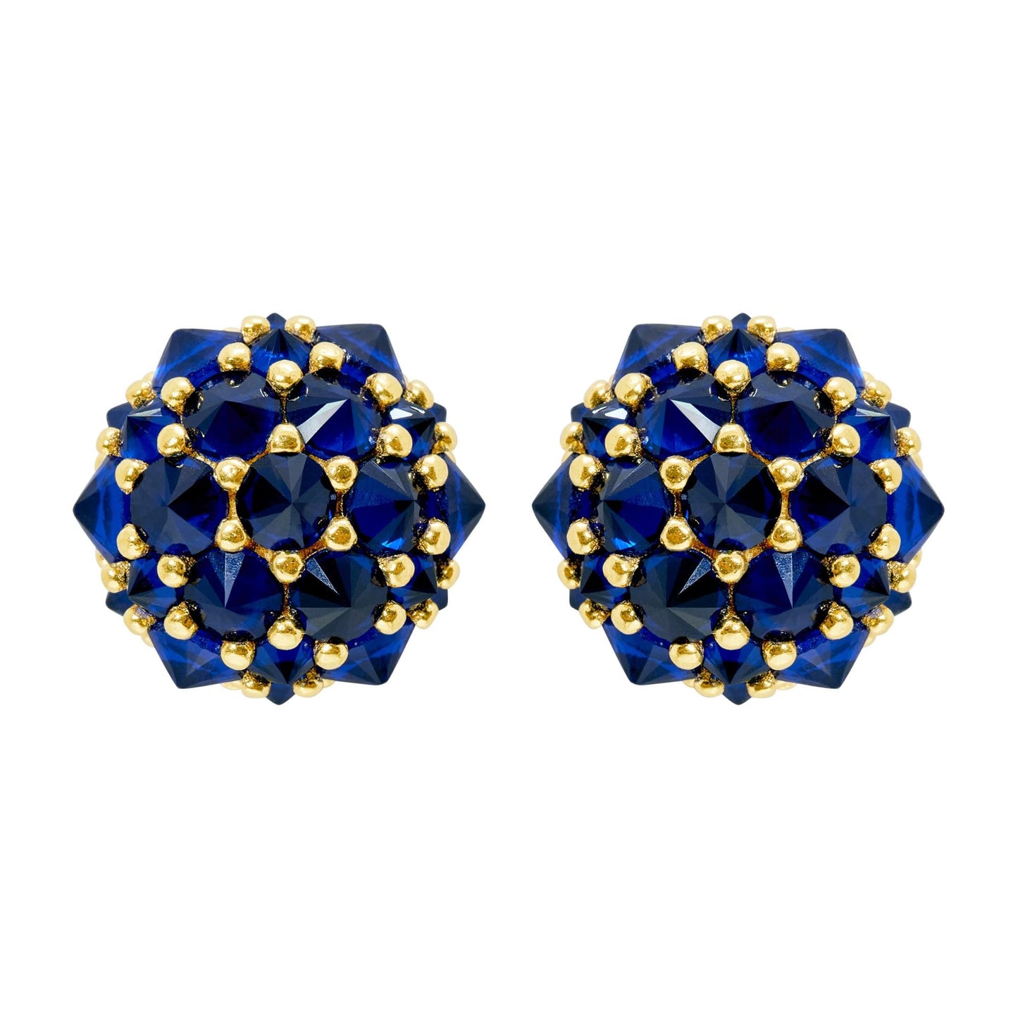 Pharaoun Perfect Bonbon Stud Earrings Collection. Choice of Stone Color and Metal