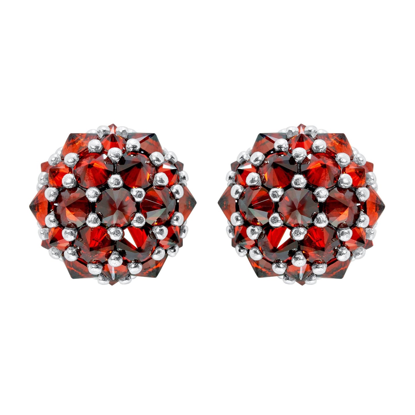 Pharaoun Perfect Bonbon Stud Earrings Collection. Choice of Stone Color and Metal