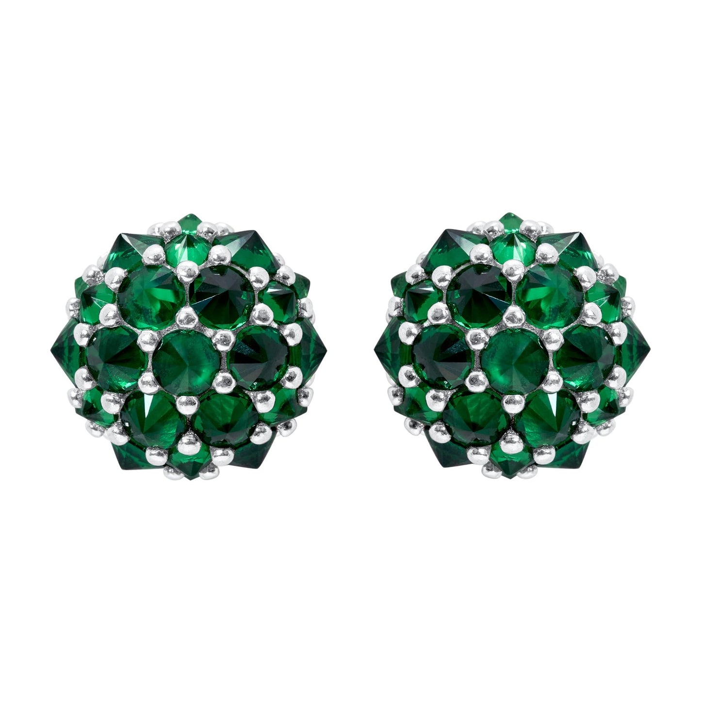 Pharaoun Perfect Bonbon Stud Earrings Collection. Choice of Stone Color and Metal