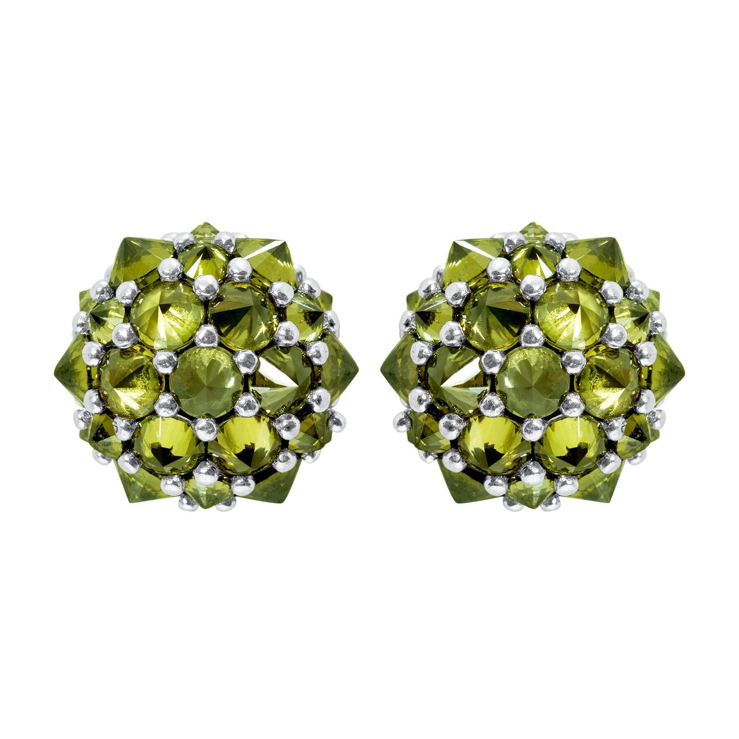 Pharaoun Perfect Bonbon Stud Earrings Collection. Choice of Stone Color and Metal